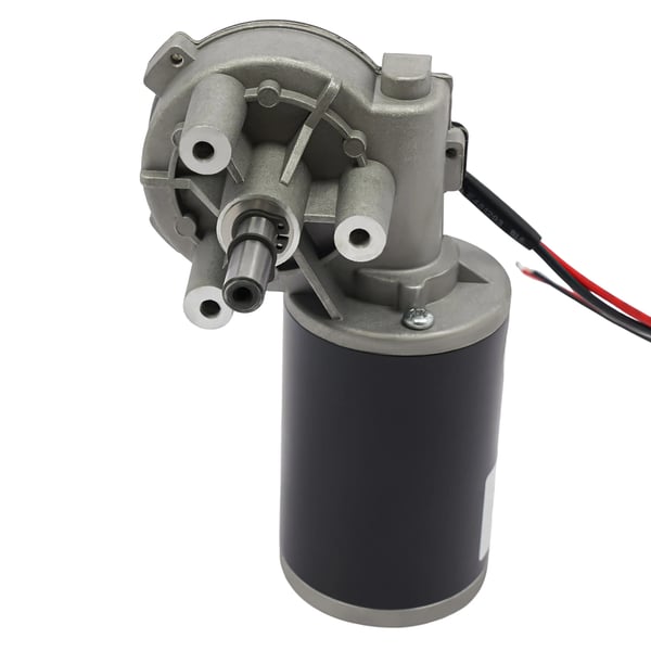 DC 12V Mikromotor - D63R-1260-220R - 220 RPM - Reversibel Frem/Tilbage - Aluminiumhus - CE-godkendt - Sort
