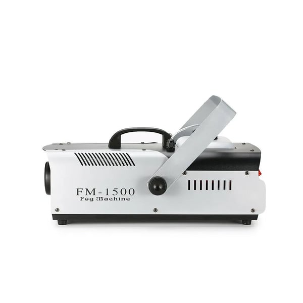 3-in-1 savukone, RGB LED ja DMX-ohjaus, langaton kaukosäädin, 1500 W, musta