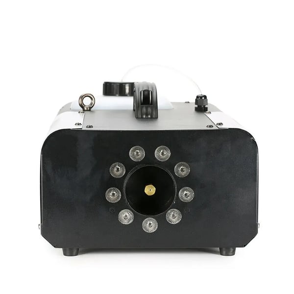 3-in-1 savukone, RGB LED ja DMX-ohjaus, langaton kaukosäädin, 1500 W, musta