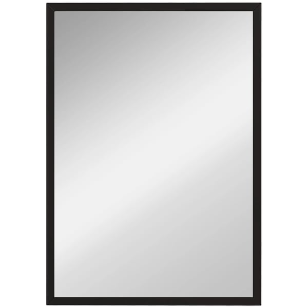 Dekorativ Väggspegel - Rektangulär Spegel - 50 x 70 cm - Svart Ram