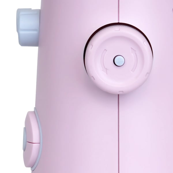 Mini ompelukone - FHSM-398 kotimalli - Lukko-ommel - 2 nopeutta 290–330/min - 100–240V, DC6V Adapteri - Kannettava - Vaaleanpunainen