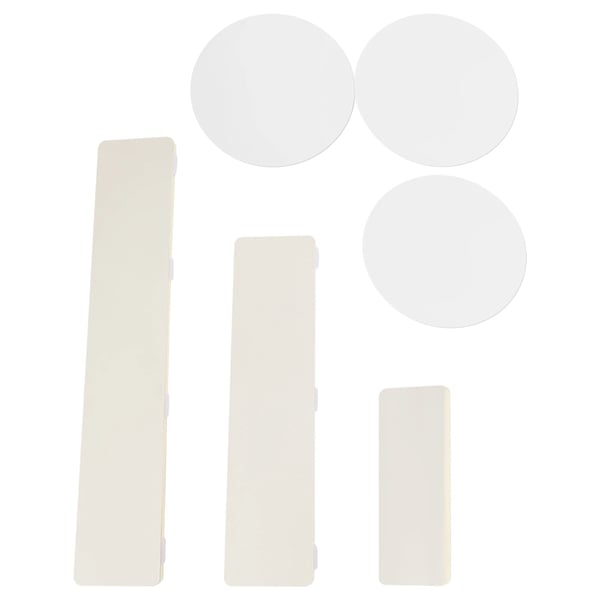 Blomsterställ för bröllop - Cylinderkolonn 3-pack - Hopfällbar papp - 40/60/80 cm - Centerpiece för dessertbord - Storlek M - Vit