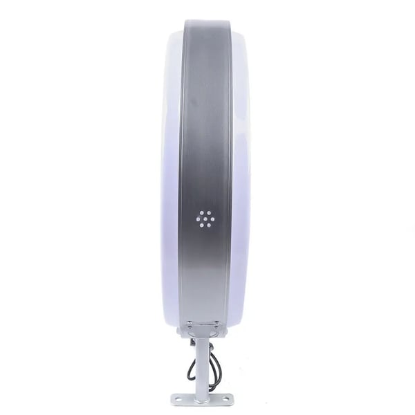 LED lysboks - reklameskilt - 60 cm - rund - dobbeltsidet - udendørs - belyst