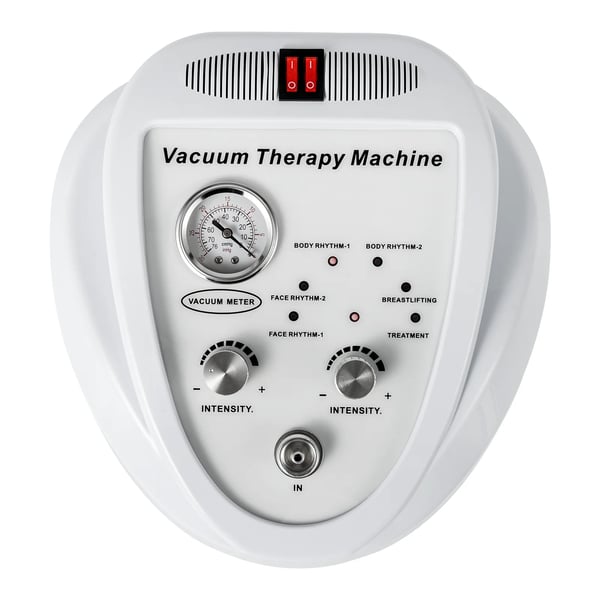 Vakuumterapimaskine - Kropsmassage - Brystforstørrelse & Numseløft - Kropsformning - Salon & Spa - EU-stik - CE - Hvid
