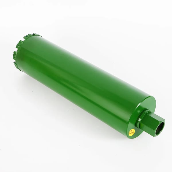 Kerneborsæt til metal - 4x Borekrone M22 - 56/76/102/120 mm - 45# stål - Turbo tænder - Længde 37/35 cm, boredybde 33/31 cm - Grøn