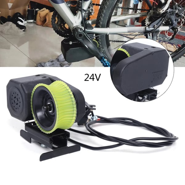 Sähköpyörä muunnossarja - Booster-moottori - 24V 250W Harjaton - Nopeus 18–30 km/h - Polkupyöräkiinnitys - Tee-Se-Itse Asennus - Alumiiniseos