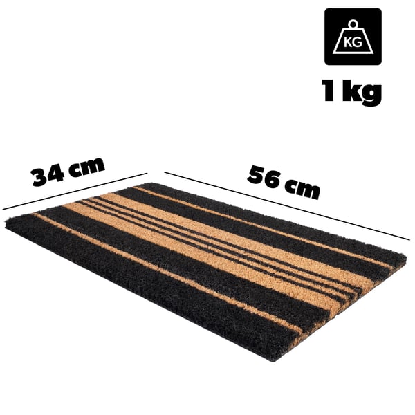 Dørmåtte Entrémåtte - Skoskraber - PVC - Skridsikker - 56 x 34 cm - Universal