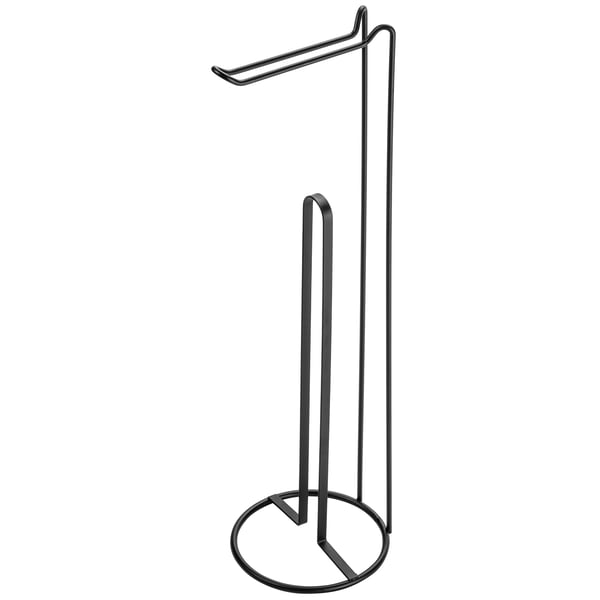 Toiletrulleholder - Gulvstativ - Fritstående - Loft-stil - Badeværelse - Sort