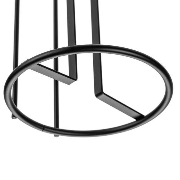 Toiletrulleholder - Gulvstativ - Fritstående - Loft-stil - Badeværelse - Sort