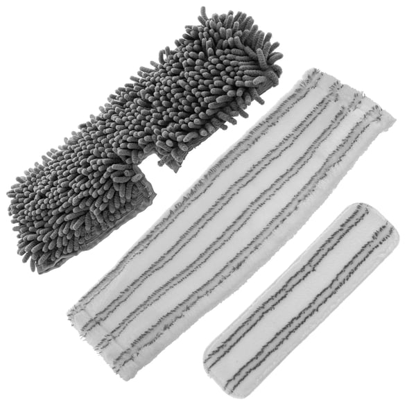 Plattmopp - Ersättningsmoppdukar (Refill) - Mikrofiber - 3-pack