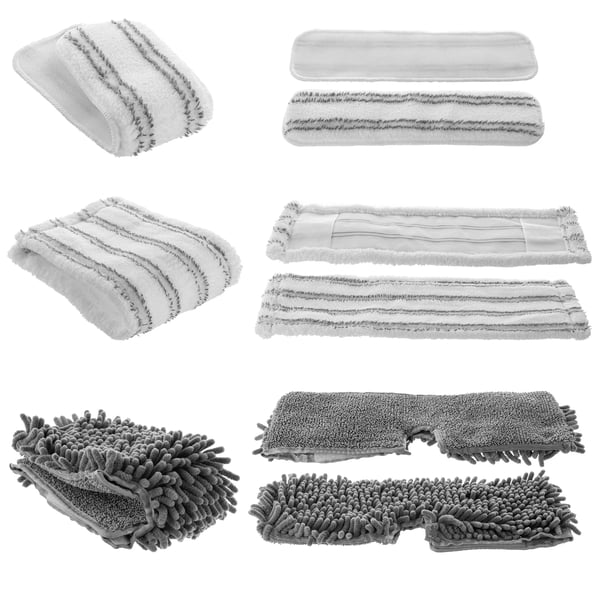 Plattmopp - Ersättningsmoppdukar (Refill) - Mikrofiber - 3-pack