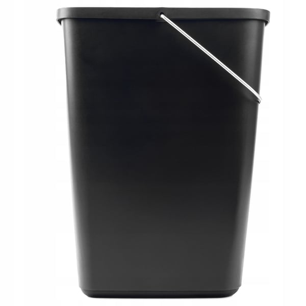 Affaldsspand - Skraldespand - 12 L Kapacitet - Med Holder - Sort