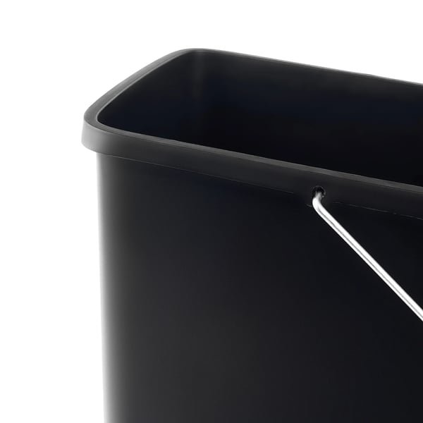Affaldsspand - Skraldespand - 12 L Kapacitet - Med Holder - Sort