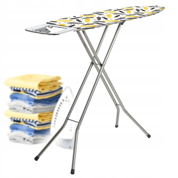 Strygebræt - Strygebord - 105x30 cm - Sammenklappeligt - Let - Med strygejernsholder - Standard