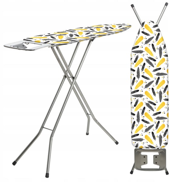 Strygebræt - Strygebord - 105x30 cm - Sammenklappeligt - Let - Med strygejernsholder - Standard