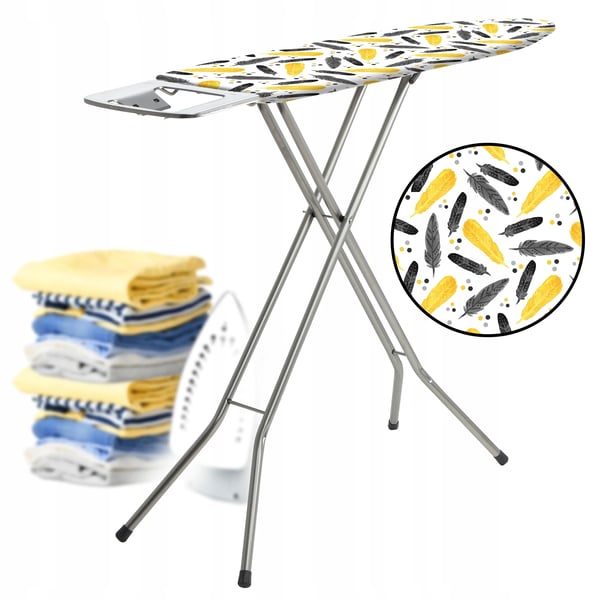 Strygebræt - Strygebord - 105x30 cm - Sammenklappeligt - Let - Med strygejernsholder - Standard