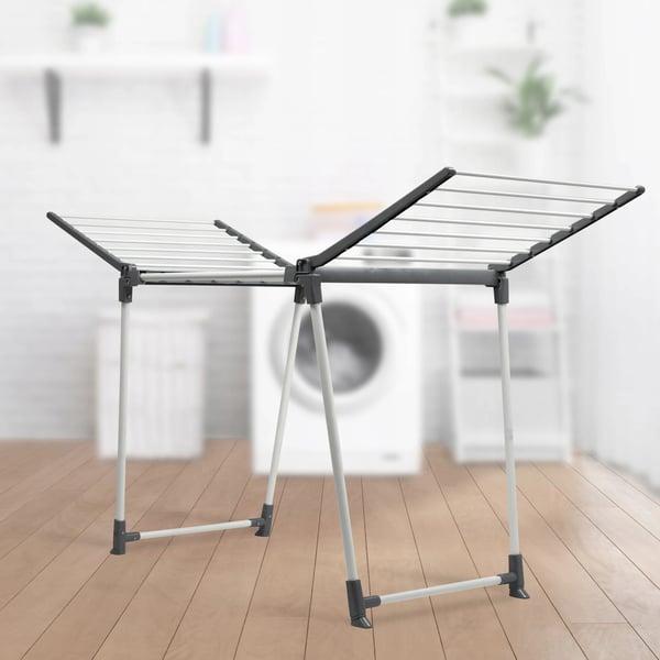 Altan tørrestativ/vasketøjsstativ - Fritstående 170 cm - Sammenklappeligt - Til tøj og undertøj - Inde/ude - Pladsbesparende