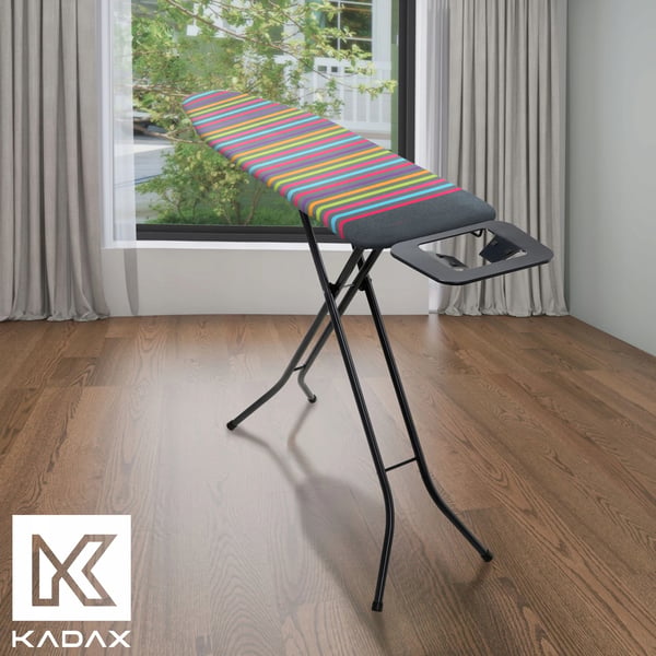 Strygebrætbetræk - Reservebetræk - 135 x 50 cm - Elastiske Stropper - Med Underlag