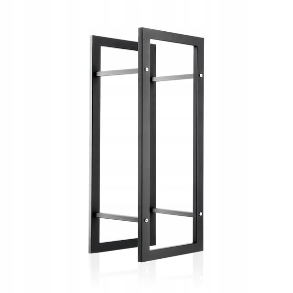 Brændestativ - Brændekurv i metal - 90 cm - Fritstående - Opbevaring til pejs og brændeovn