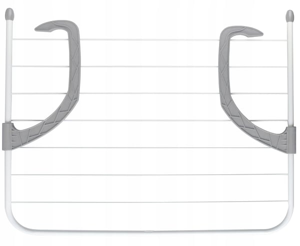 Tørrestativ / Radiatortørrestativ - Hængende til radiator og altan - Sammenklappeligt - Let - Indendørs/udendørs