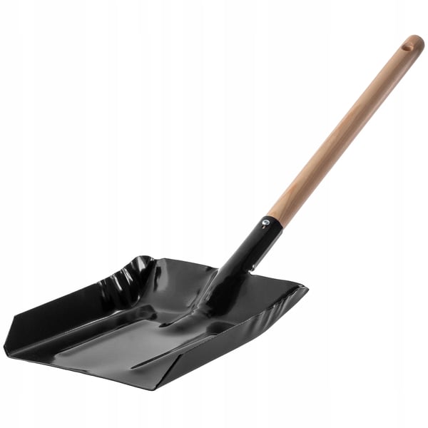 Askeskovl - Askespade - Metal - Til brændeovn og fyr - Til kul og aske - Robust