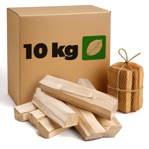 Bøgebrænde - Brænde - 10 kg - Tørret - Til grill, bål, ovn/pejs - Hårdttræ