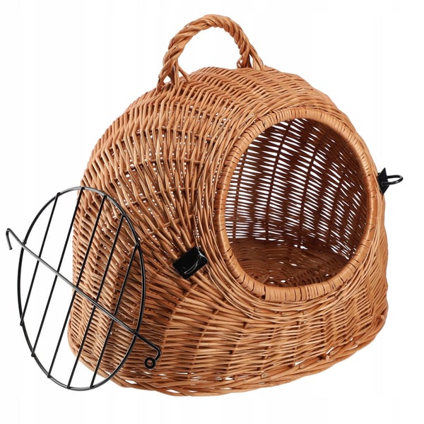 Kæledyrs Transportkurv - Hund & Kat Bæretaske - 49 cm - PU-materiale - Håndvask - 1,34 kg