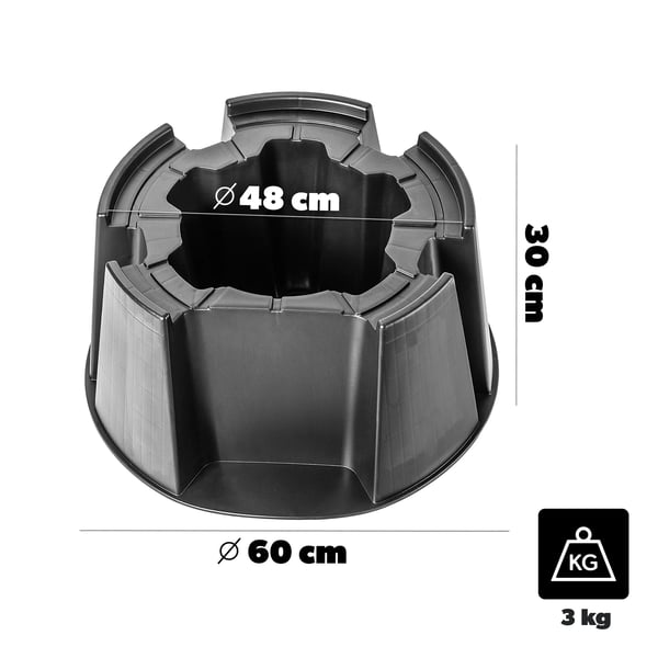 Sokkel/Stander til regnvandstønde - Have - 60 cm