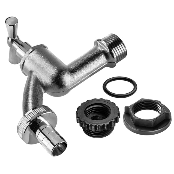 Tankhane/Ventil - Adapter/Kobling - Gevind 1,9 cm - Til Beholder/Tønde