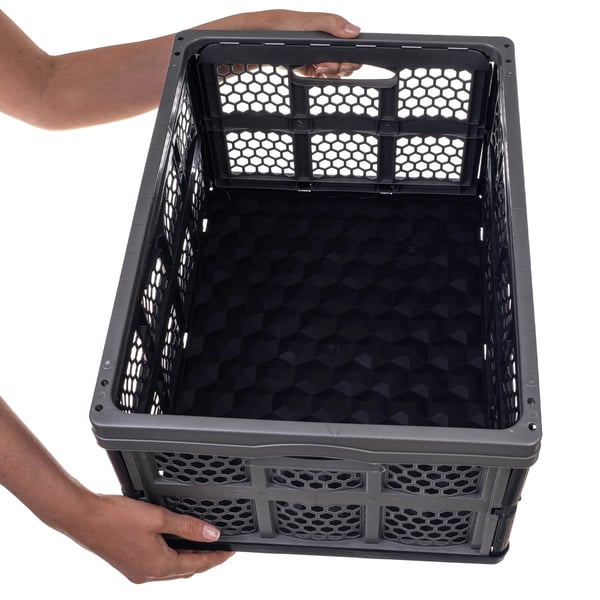 Sammenklappelig opbevaringskasse til bagagerum - Foldbar bilorganizer 32 l - Robust - Stor Kapacitet - Indkøbskurv - Stabelbar