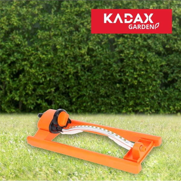 Vandsprinkler - Oscillerende havespreder - Aluminiumrør - Orange