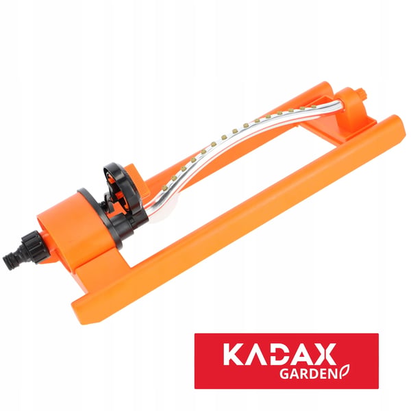 Vandsprinkler - Oscillerende havespreder - Aluminiumrør - Orange