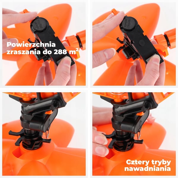 Havevander - Oscillerende sprinkler - Aluminiumsrør - Havevanding