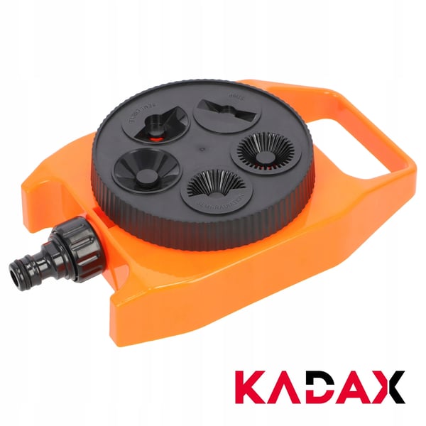 Trädgårdsspridare - Statisk sprinkler - 5 sprutmönster - För gräsmatta och rabatter