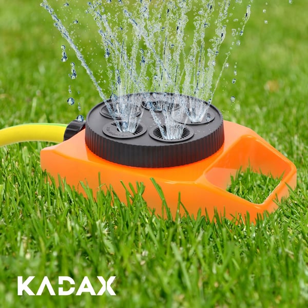 Trädgårdsspridare - Statisk sprinkler - 5 sprutmönster - För gräsmatta och rabatter