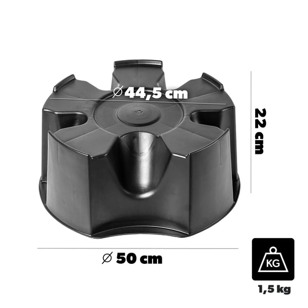 Regnvandstønde/Regnvandstank - Sokkel/Stativ - Til Have - 50 cm