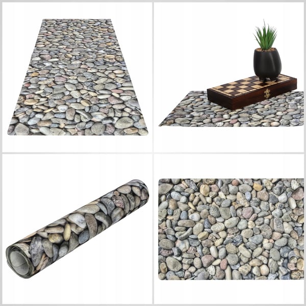 Bordløber i PVC - Dug - 95 x 33 cm - Vandafvisende - Let at rengøre - Rektangulær