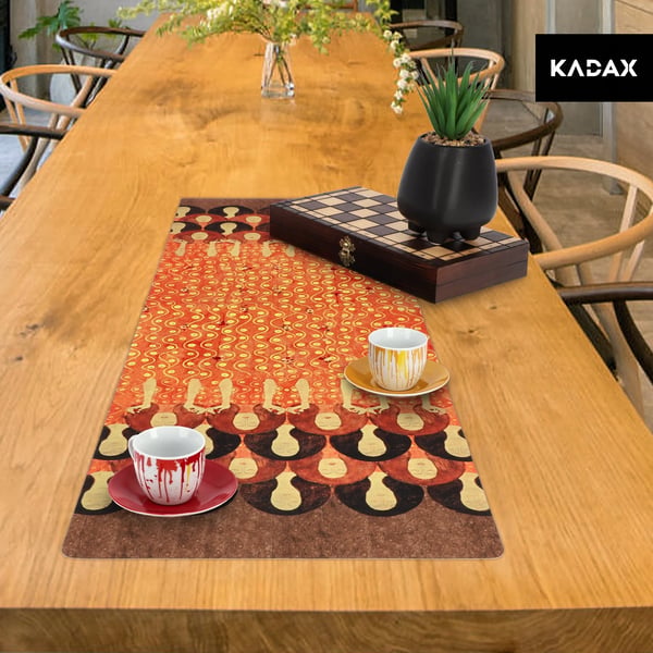 Bordløber - PVC - Mat overflade - 95 x 33 cm - Vandtæt - Nem at tørre af