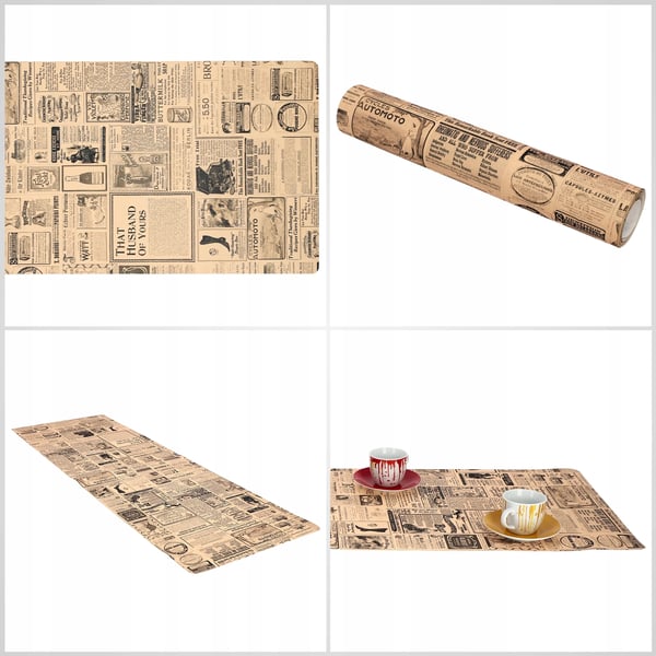 Bordslöpare - Bordsskydd - PVC - 95 x 33 cm - Rektangulär