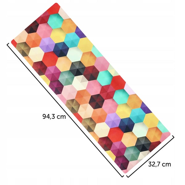 Bordslöpare - Bordsmatta - PVC - 95 x 33 cm - Rektangulär