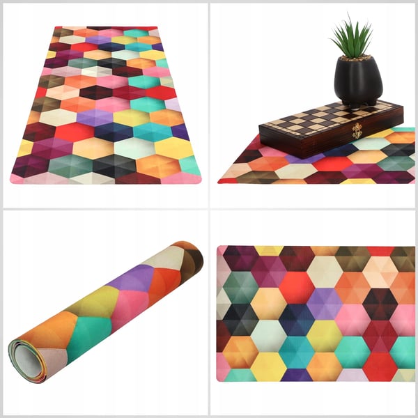 Bordslöpare - Bordsmatta - PVC - 95 x 33 cm - Rektangulär