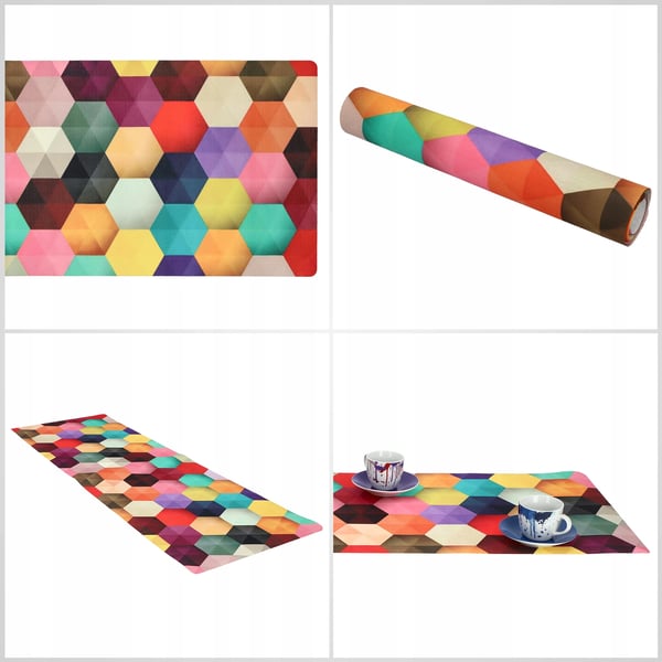 Bordslöpare - Bordsmatta - PVC - 95 x 33 cm - Rektangulär