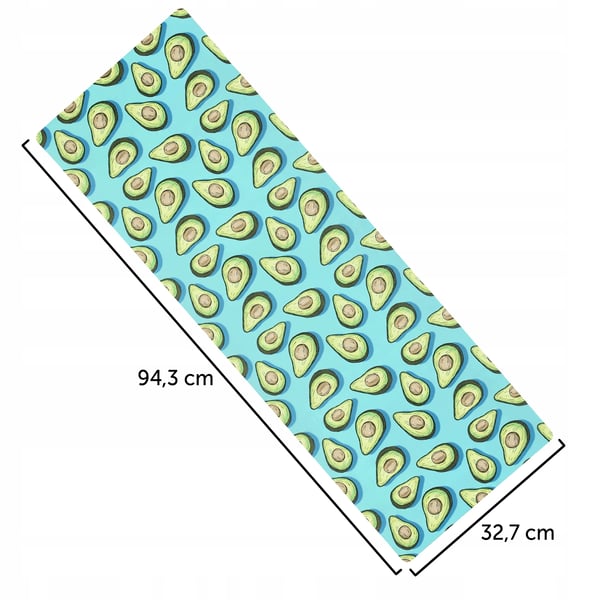 Bordslöpare - Duk i PVC - 95x33 cm - Rektangulär