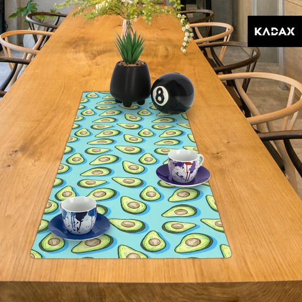 Bordslöpare - Duk i PVC - 95x33 cm - Rektangulär