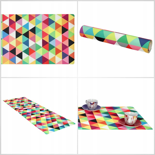 Bordløber - Løber til bord - PVC - 95 x 33 cm - Mat overflade - Rektangulær