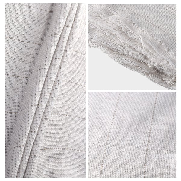 Tuftningsväv för mattor - Primär munktyg/ryggväv - 1 x 5 m - Polyester/Bomull - För tufting gun & punch needle - Ej blekning - XXS