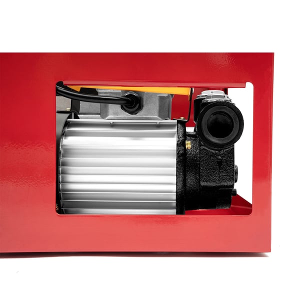 Dieselin siirtopumppu/öljypumppu - 220V 550W - 60 l/min - Automaattinen polttoainepistooli - 2800 r/min - Diesel/kevyt polttoöljy - Punainen