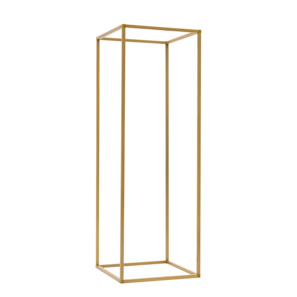 Geometriset metalliset maljakkotelineet, 10 kpl, 80 cm, kulta, koko M, pöytäkoristeeksi häihin/juhliin