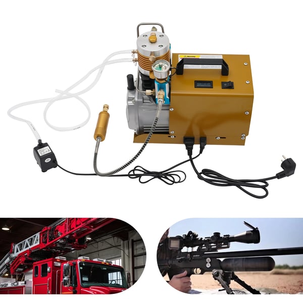 PCP luftkompressor - bærbar højtrykspumpe - 220V - 1,8 kW - 100 L/min - 2800 o/min - EU-stik