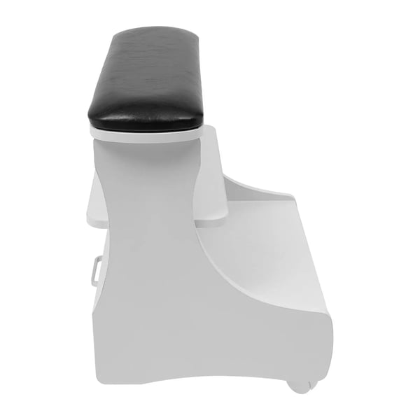 Fodstøtte til pedicure/manicure, rullende fodbadsskammel med hjul, multifarvet